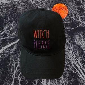 🆕 Rae Dunn WITCH PLEASE Baseball Hat Black